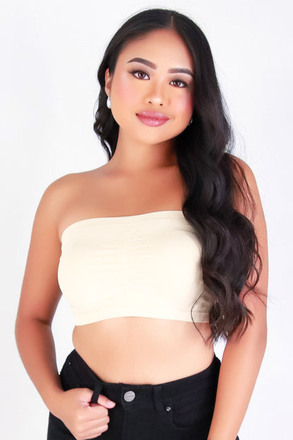 Jeans Warehouse Hawaii - TANK/TUBE SOLID BASIC - EVERYDAY BASIC BANDEAU | By K. LEE