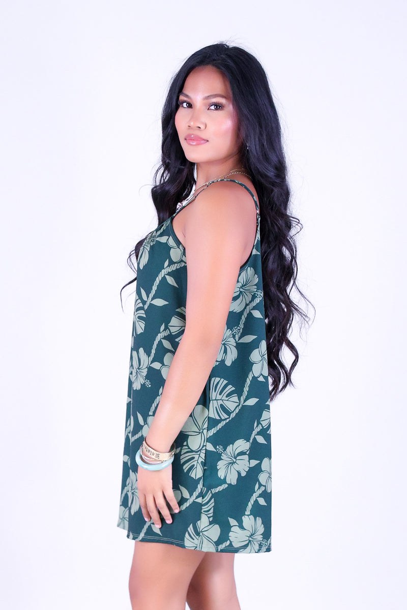 TROPICAL GARDEN NO WAIST ROMPER