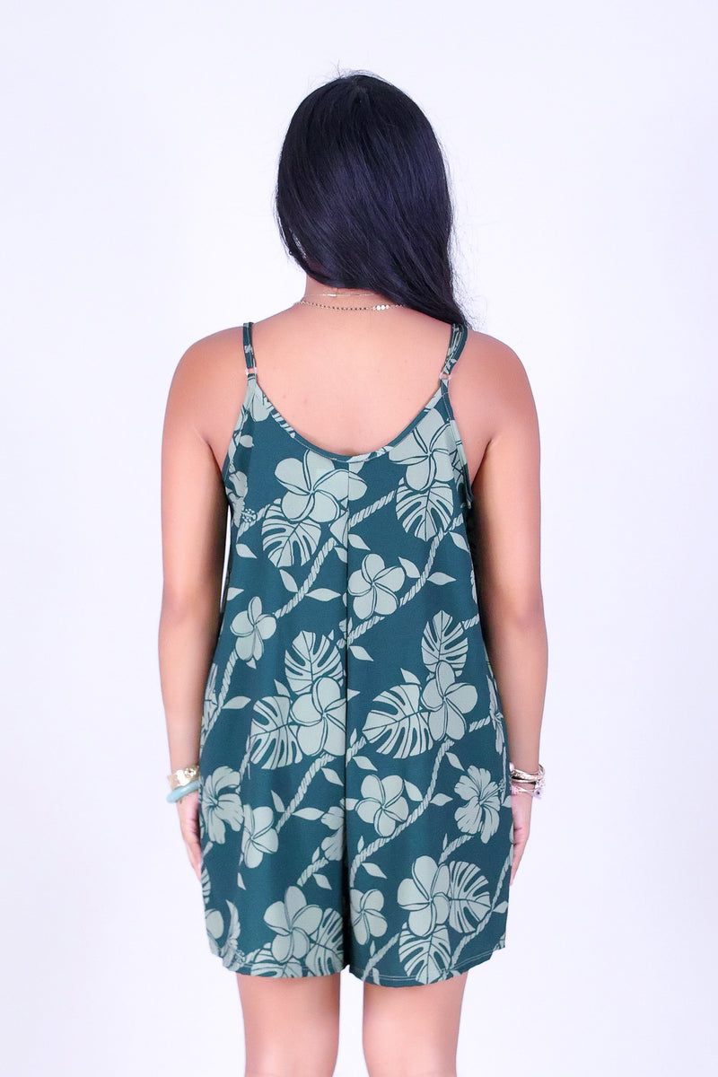 TROPICAL GARDEN NO WAIST ROMPER