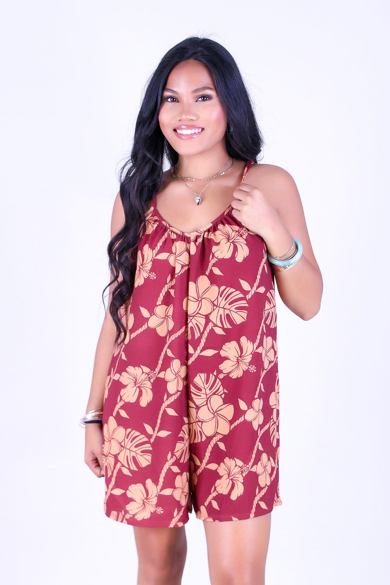 TROPICAL GARDEN NO WAIST ROMPER