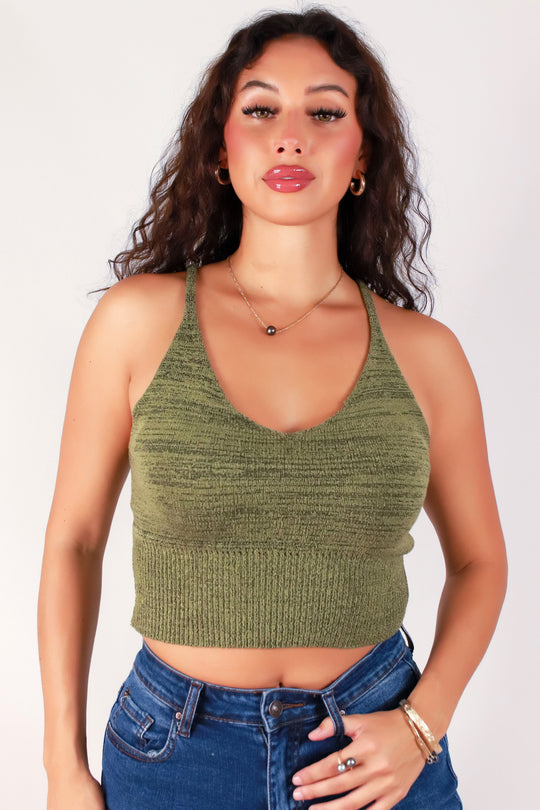 FEELING ALRIGHT KNIT TOP
