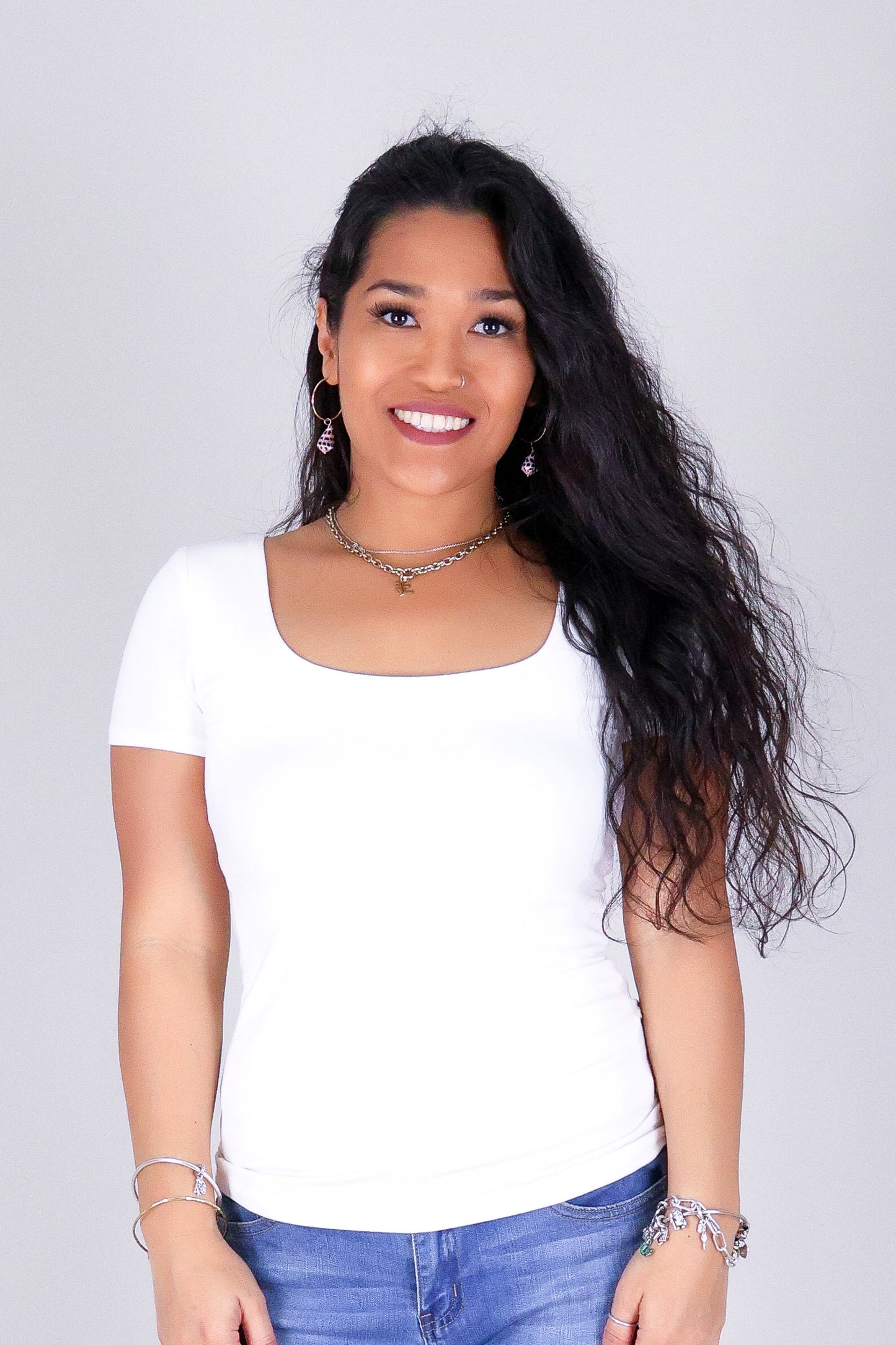 CLEAN SLATE SQUARE NECK TOP