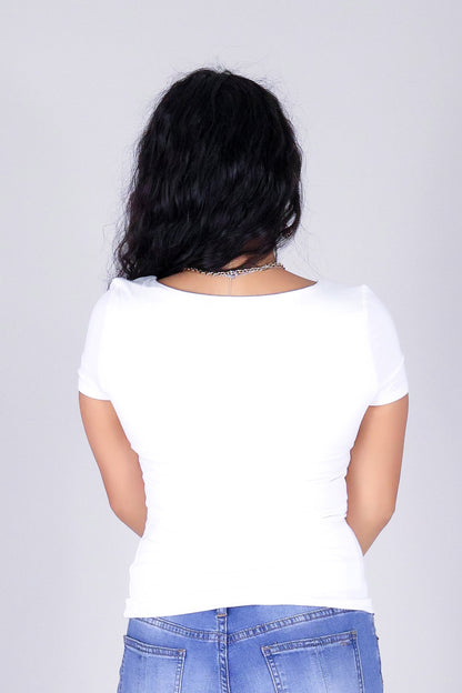 CLEAN SLATE SQUARE NECK TOP