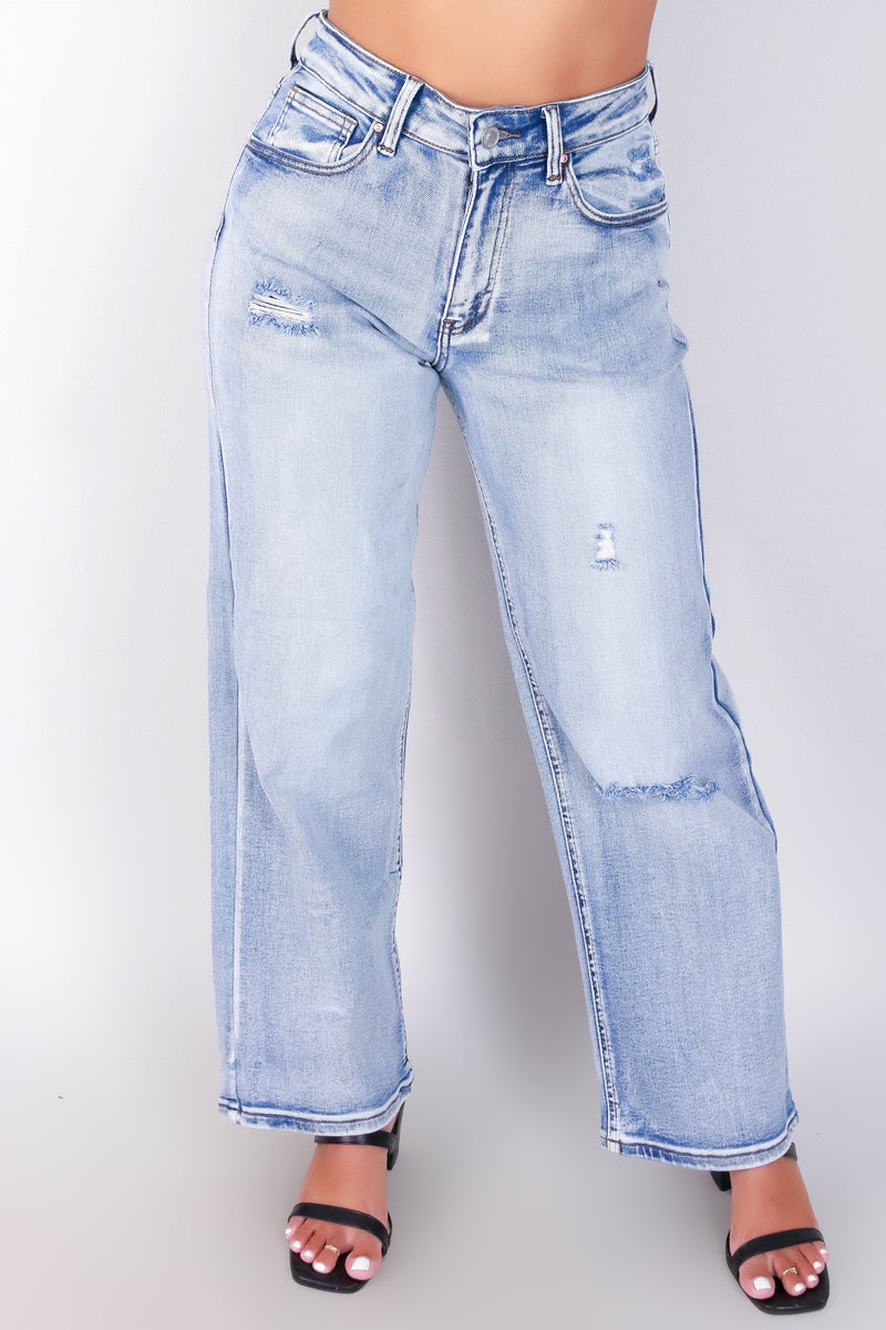 Jeans Warehouse Hawaii - JEANS - JOJO WIDE LEG JEANS | By WAX JEAN