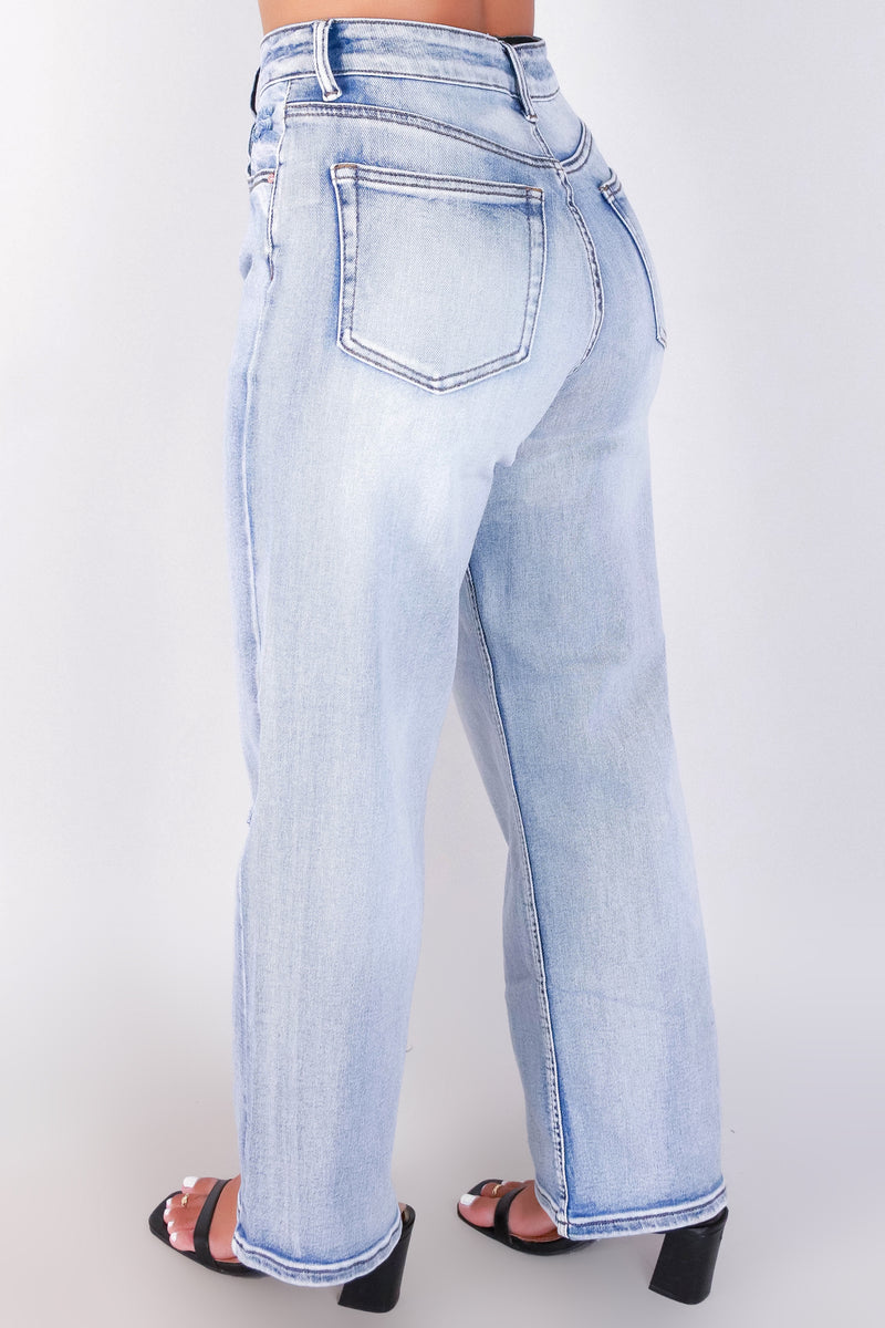 Jeans Warehouse Hawaii - JEANS - JOJO WIDE LEG JEANS | By WAX JEAN