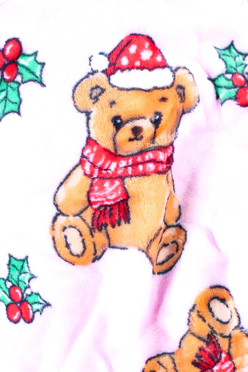 HOLIDAY TEDDY PAJAMA SHORTS