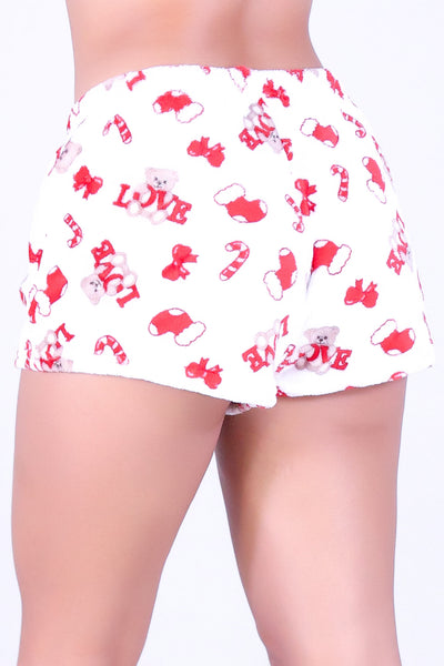 LOVE TEDDY PAJAMA SHORTS