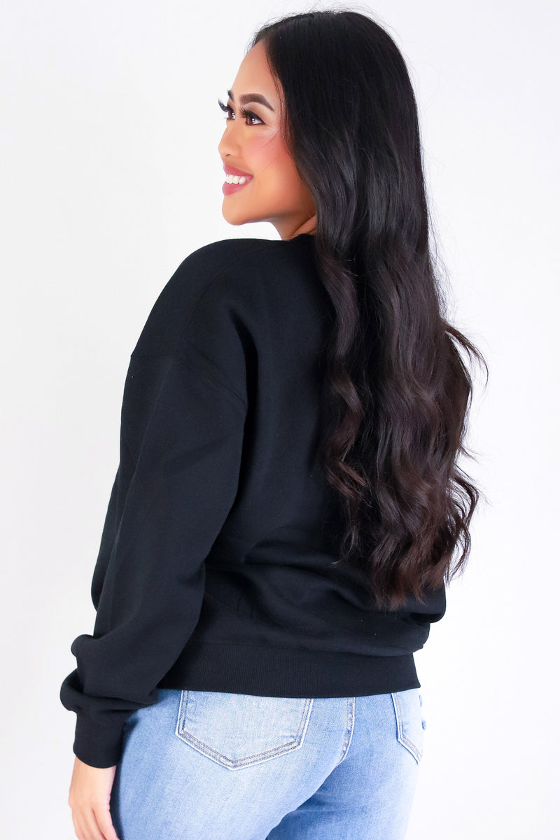 Jeans Warehouse Hawaii - SOLID LONG SLV TOPS - BOYFRIEND SWEATER | By REFLEX