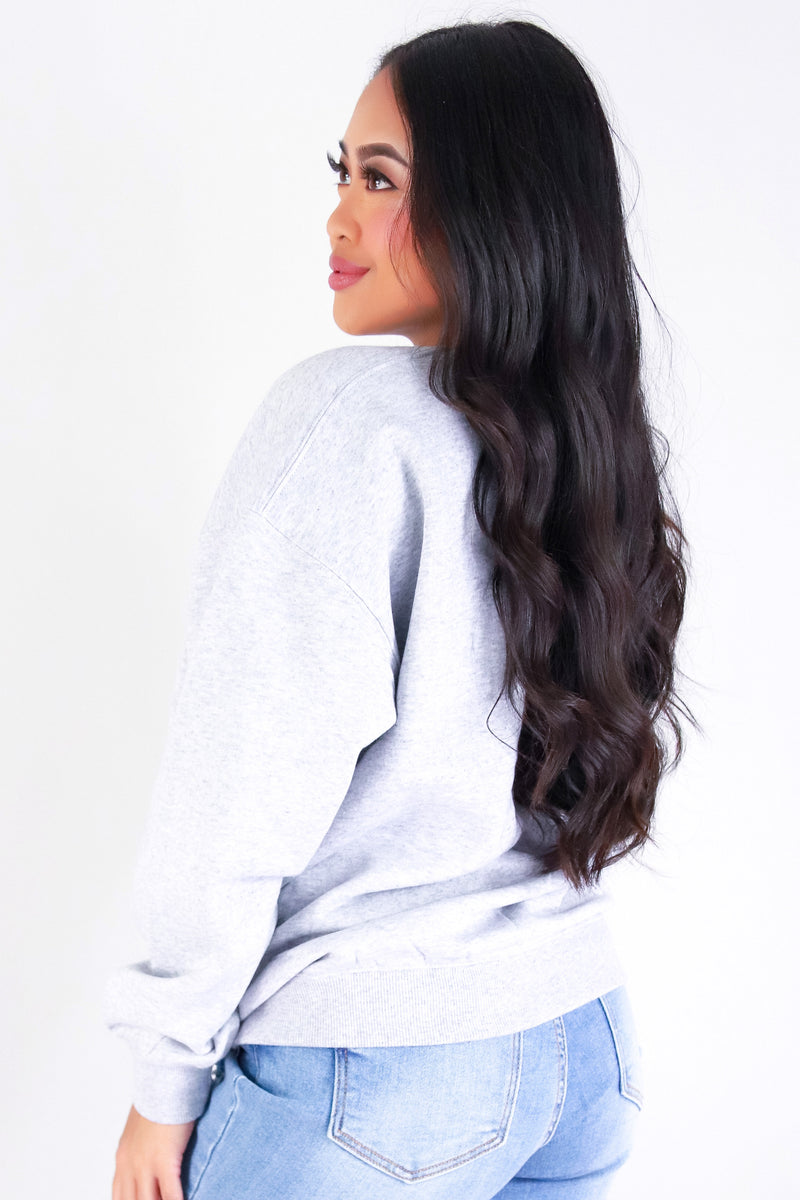 Jeans Warehouse Hawaii - SOLID LONG SLV TOPS - BOYFRIEND SWEATER | By REFLEX