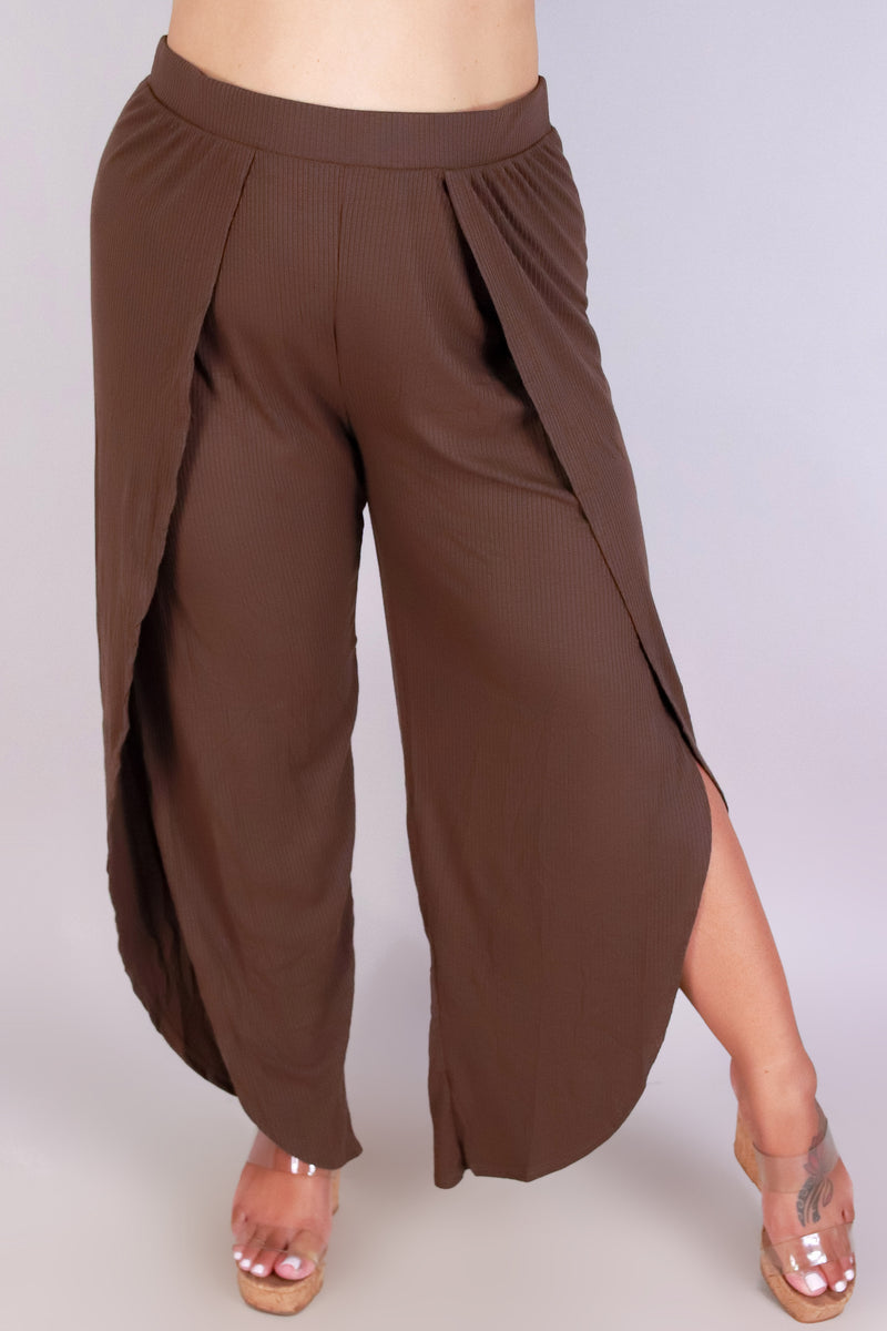 Jeans Warehouse Hawaii - PLUS SOLID DRESSY PANTS - CAREFREE CUTIE PANTS | By HAUTE FOX