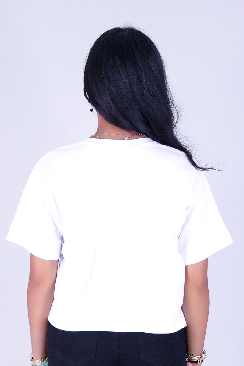 ALOHA ANTHURIUM CROP TEE