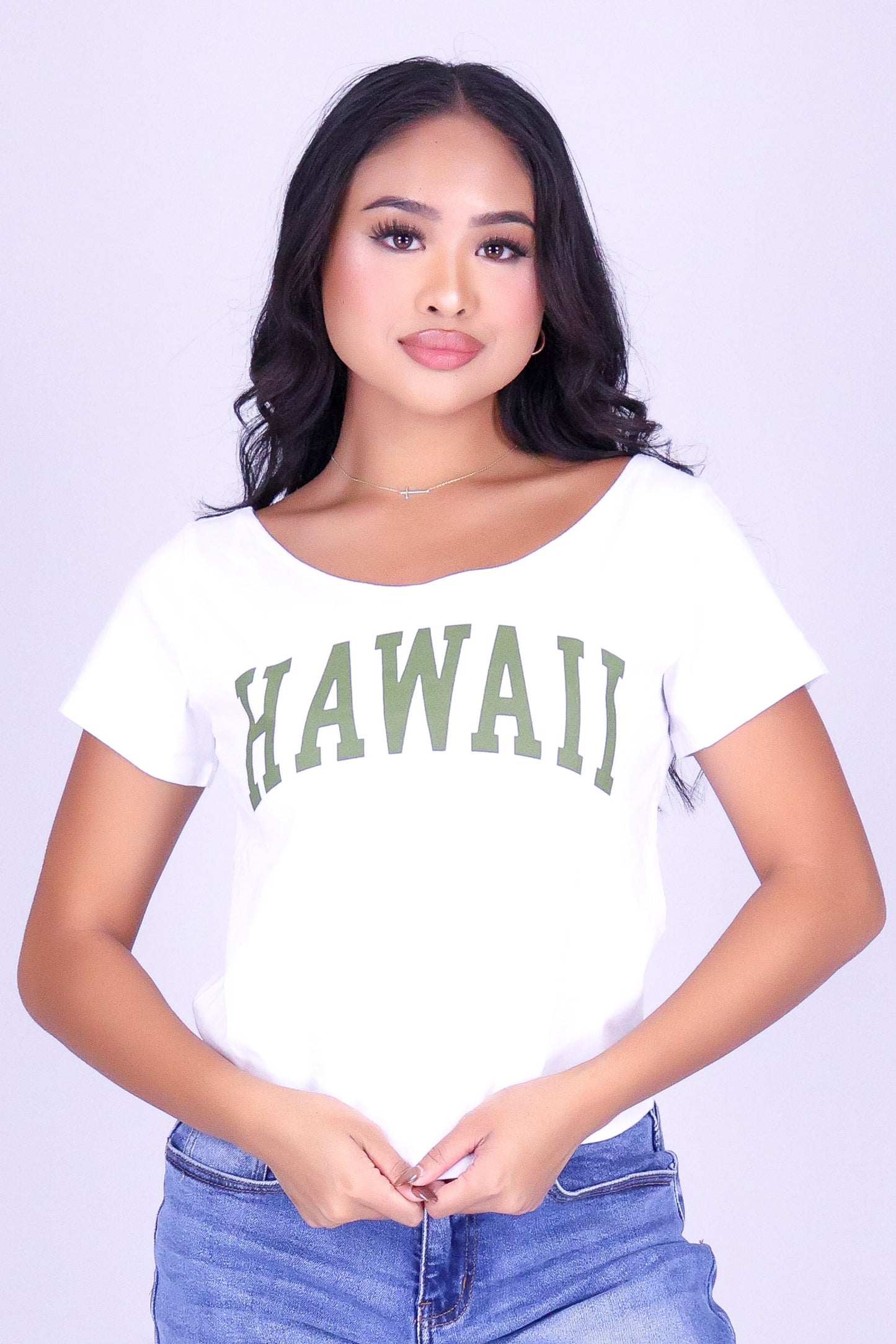 HAWAII OFF SHOULDER TEE