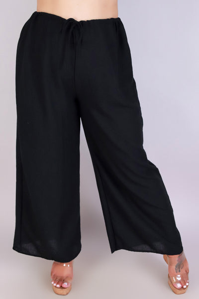 Jeans Warehouse Hawaii - PLUS PLUS WOVEN CASUAL CAPRIS - SOFT STEPS PANTS | By ZENOBIA