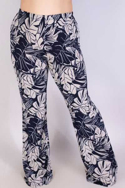 Jeans Warehouse Hawaii - PLUS PLUS PRINTED PANTS - PARADISE BLOOM PANTS | By ZENOBIA