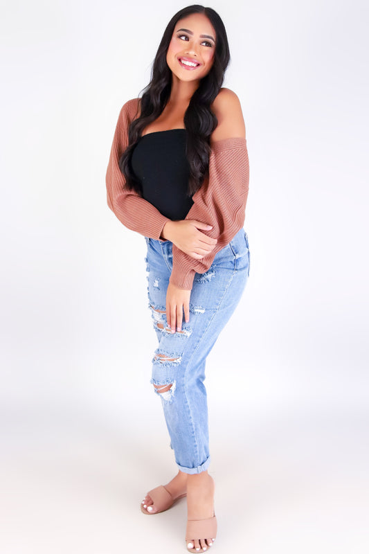 Jeans Warehouse Hawaii - SOLID LONG SLV CARDIGANS - KEEP WARM SWEATER CARDIGAN | By TIMING