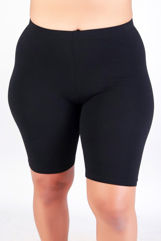 Jeans Warehouse Hawaii - PLUS Knit Shorts - EVERYDAY BIKER SHORTS | By CRESCITA APPAREL/SHINE I