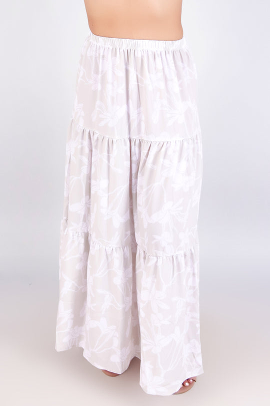 PLUMERIA TREE MAXI SKIRT