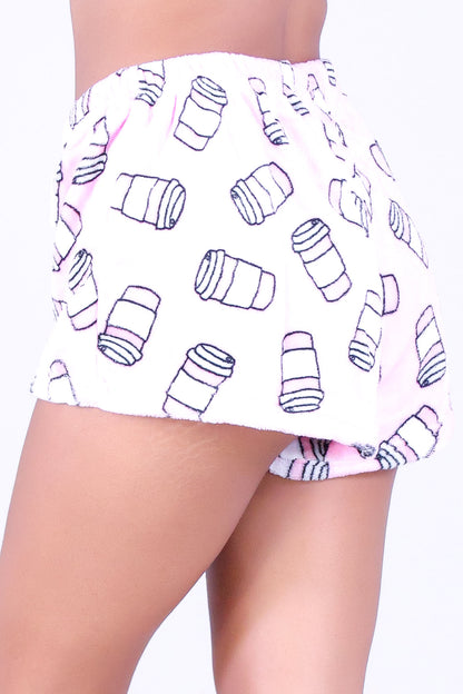 COFFEE TO GO PAJAMA SHORTS