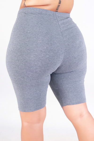 Jeans Warehouse Hawaii - PLUS Knit Shorts - EVERYDAY BIKER SHORTS | By CRESCITA APPAREL/SHINE I