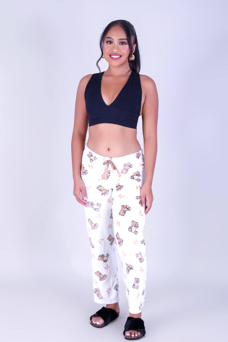 HELLO BEAR PAJAMA PANTS