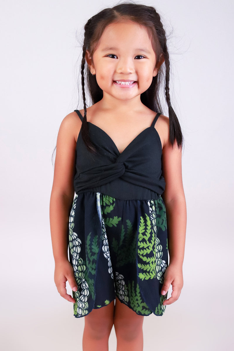 Jeans Warehouse Hawaii - DRESSES 2T-4T - PIKAKE PALAPALAI ROMPER | KIDS SIZE 2T-4T | By LUZ