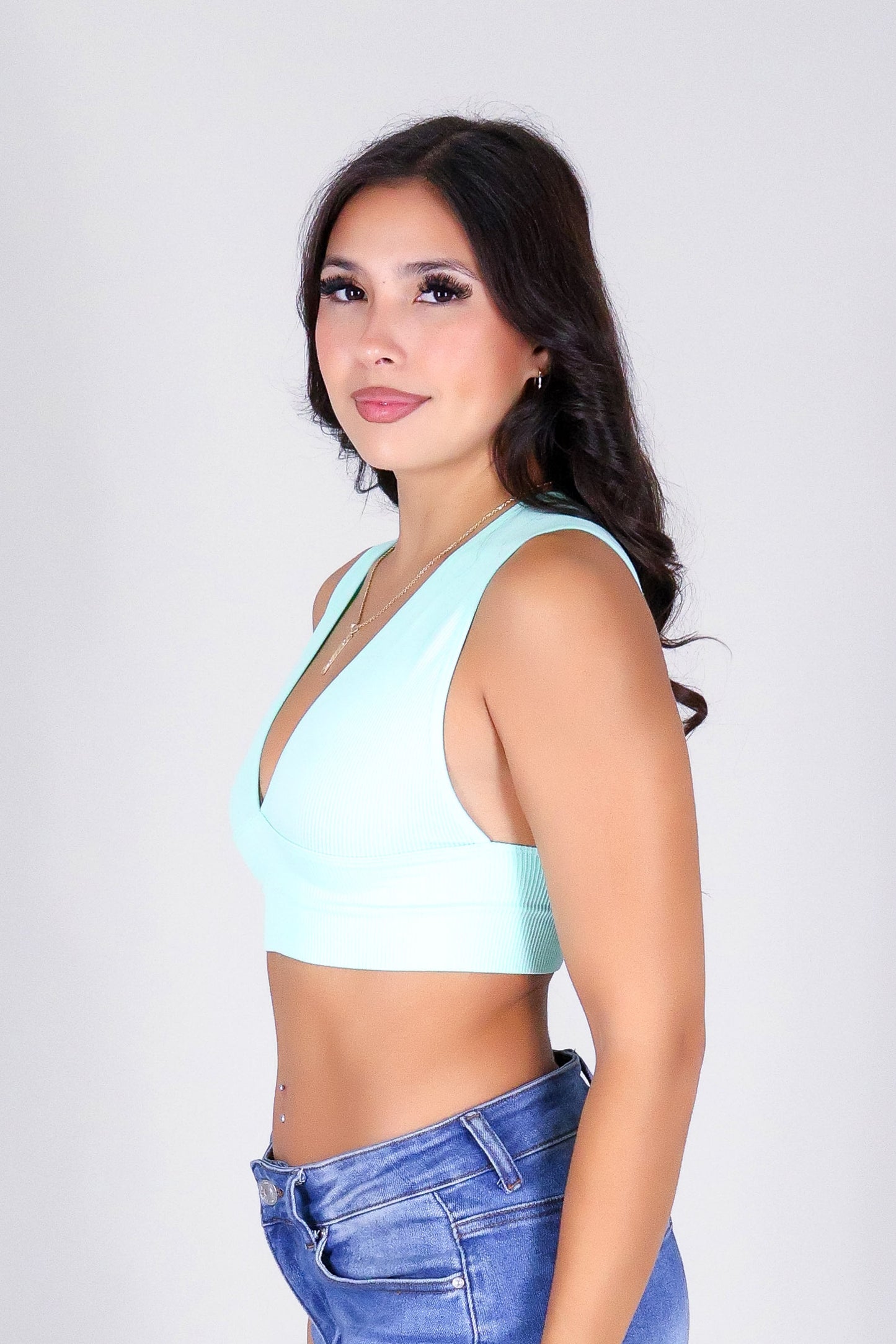HERE FOR IT CROP TOP