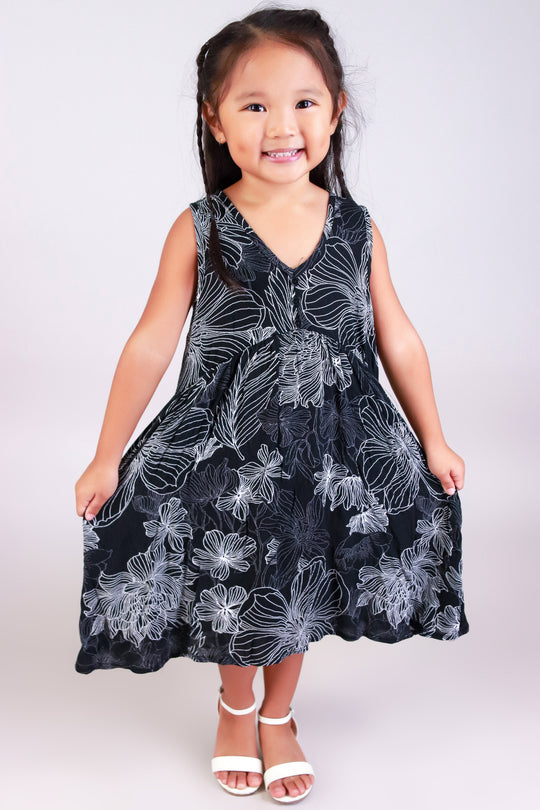 PUA SLEEVELESS DRESS | KIDS SIZE 2T-4T