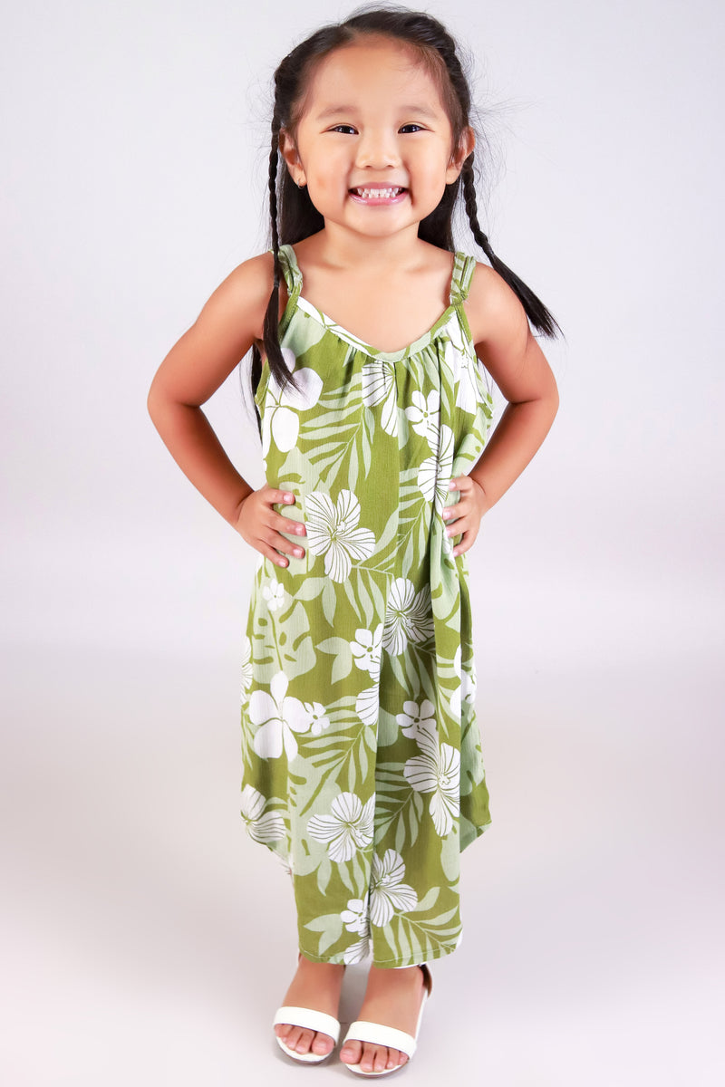 Jeans Warehouse Hawaii - DRESSES 2T-4T - TROPICAL NO WAIST JUMPSUIT | KIDS SIZE 2T-4T | By LUZ