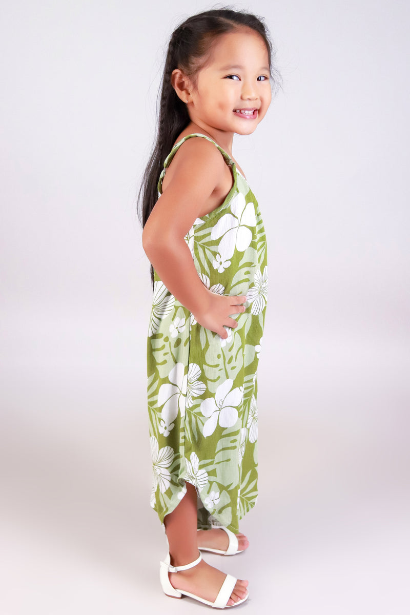 Jeans Warehouse Hawaii - DRESSES 2T-4T - TROPICAL NO WAIST JUMPSUIT | KIDS SIZE 2T-4T | By LUZ