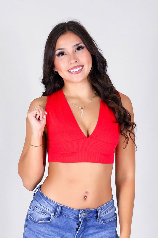 HERE FOR IT CROP TOP