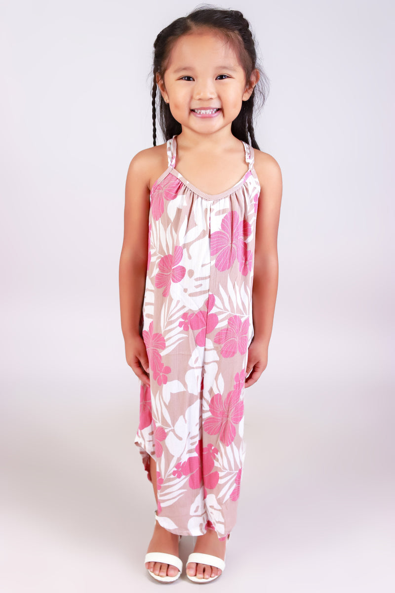 Jeans Warehouse Hawaii - DRESSES 2T-4T - TROPICAL NO WAIST JUMPSUIT | KIDS SIZE 2T-4T | By LUZ