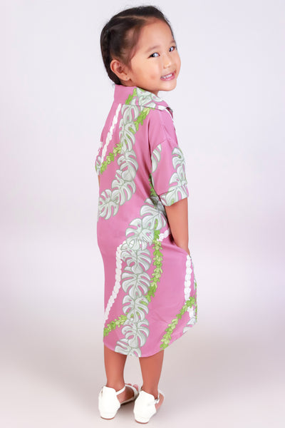 Jeans Warehouse Hawaii - DRESSES 2T-4T - MONSTERA PIKAKE DRESS | KIDS SIZE 2T-4T | By LUZ