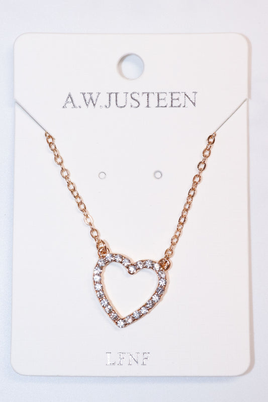 OPEN HEART NECKLACE