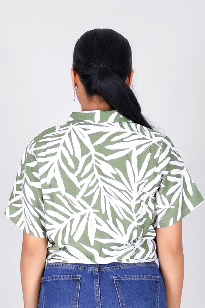 SUNLEAF BUTTON DOWN TOP