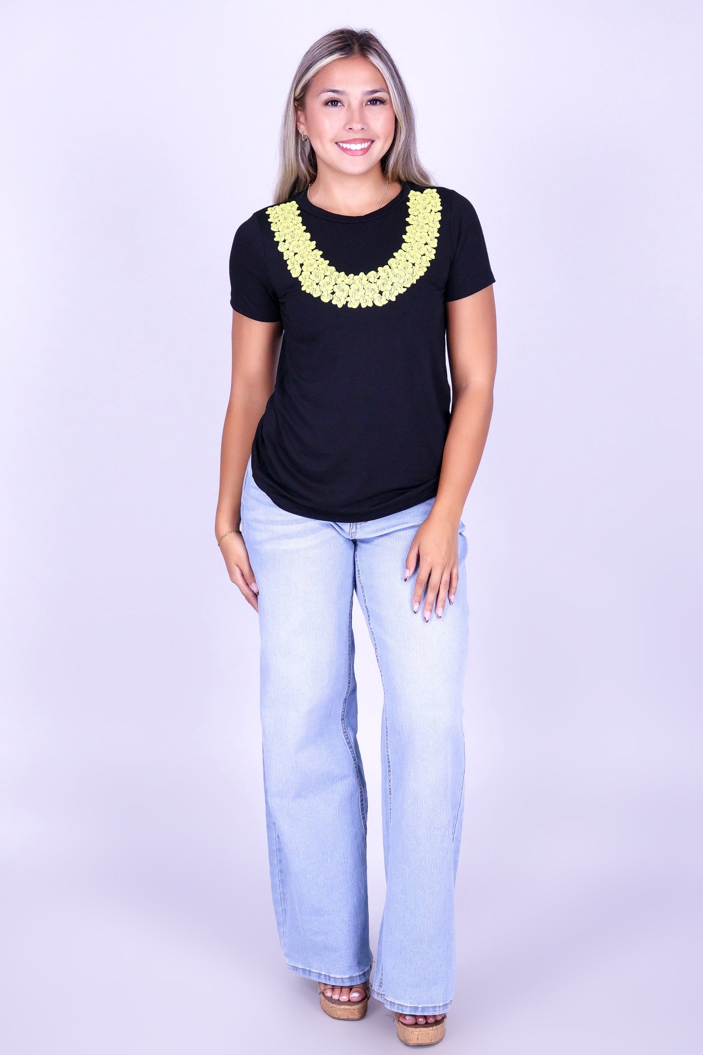 THICK PLUMERIA TEE