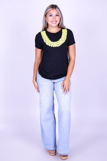 THICK PLUMERIA TEE
