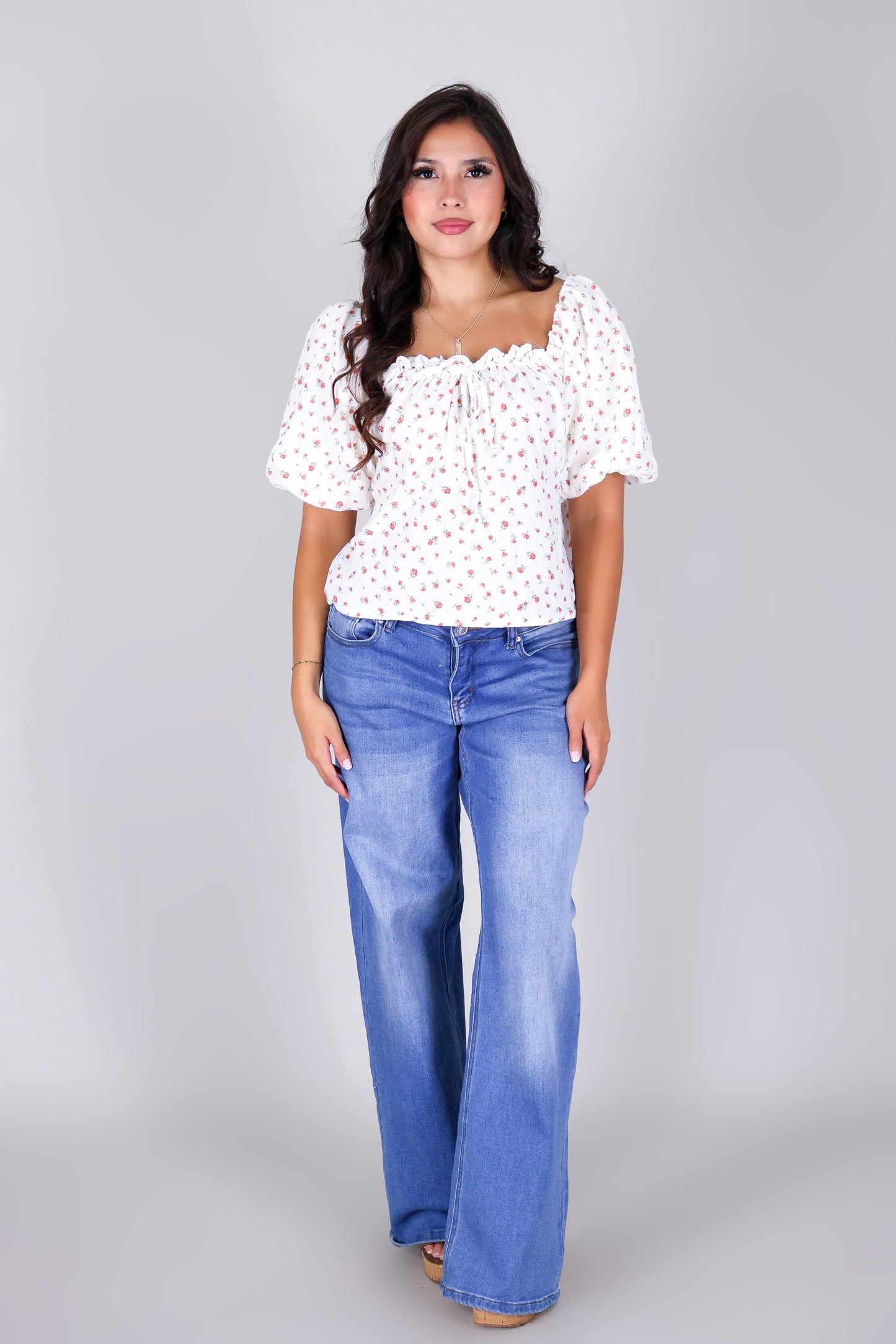 THE BLOOM SLEEVE TOP