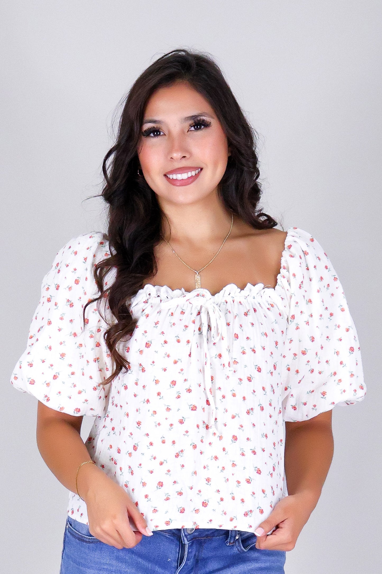 THE BLOOM SLEEVE TOP