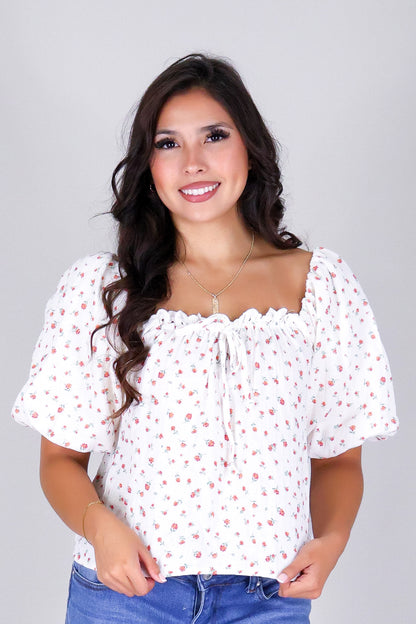 THE BLOOM SLEEVE TOP
