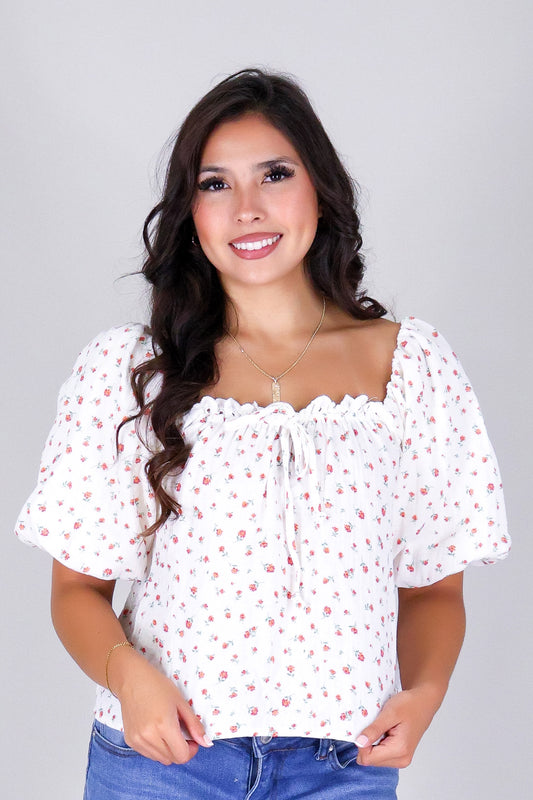 THE BLOOM SLEEVE TOP