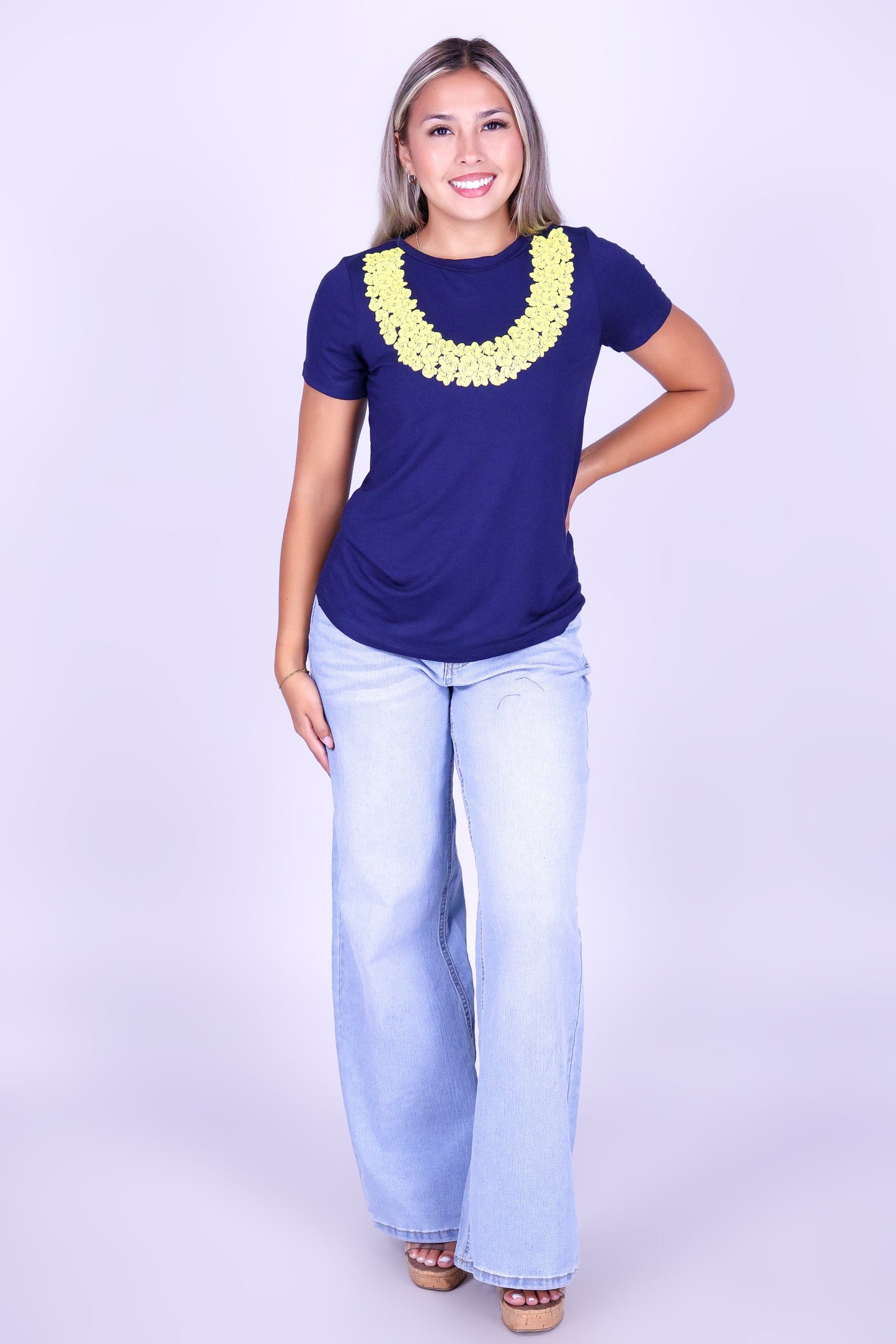 THICK PLUMERIA TEE