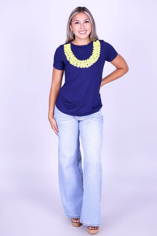 THICK PLUMERIA TEE