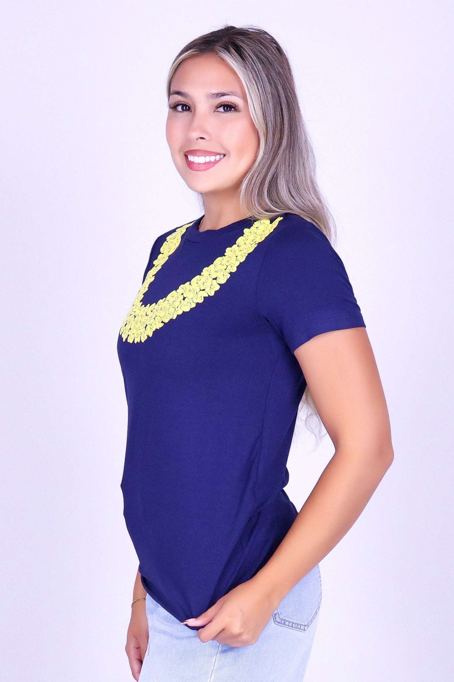 THICK PLUMERIA TEE