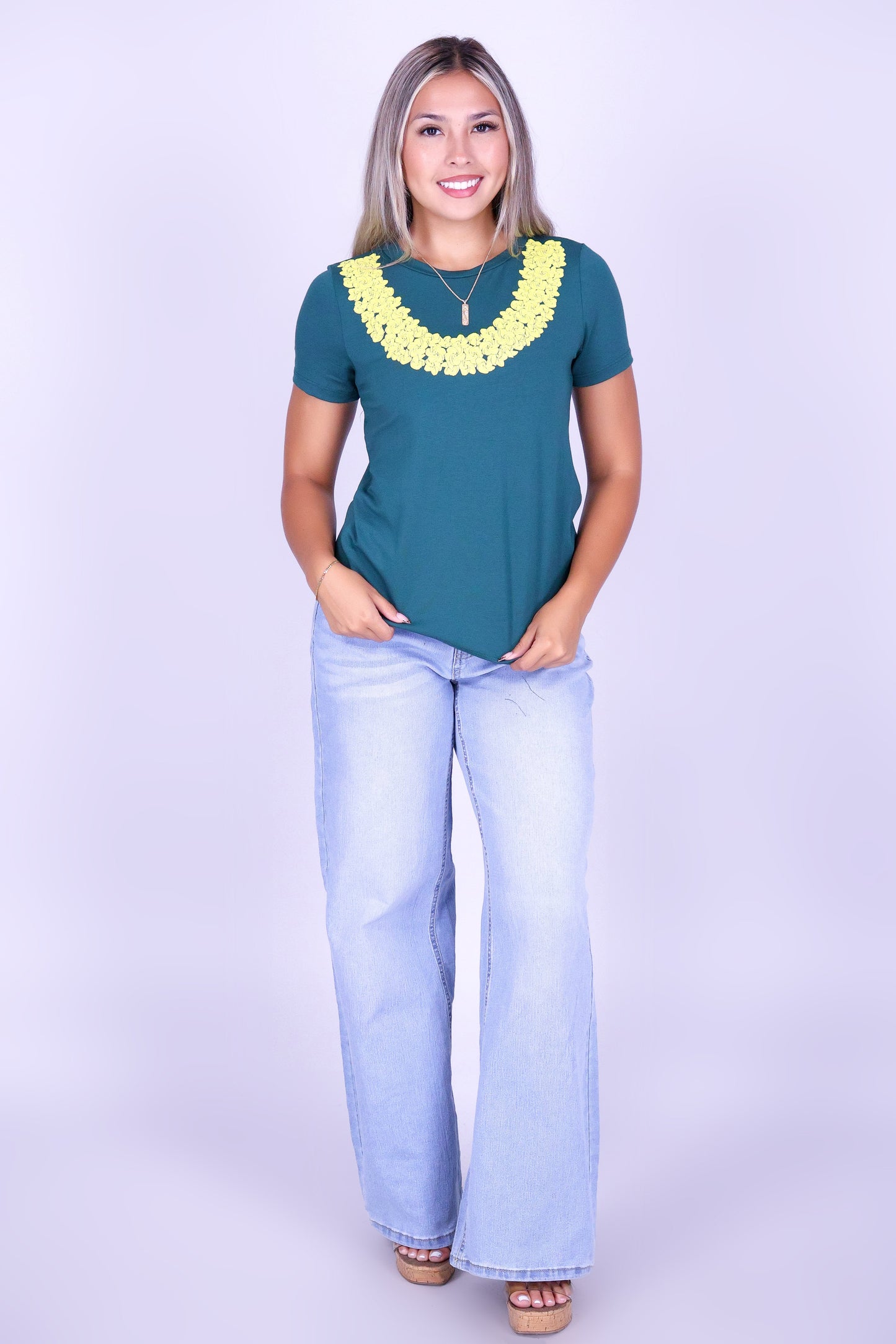 THICK PLUMERIA TEE