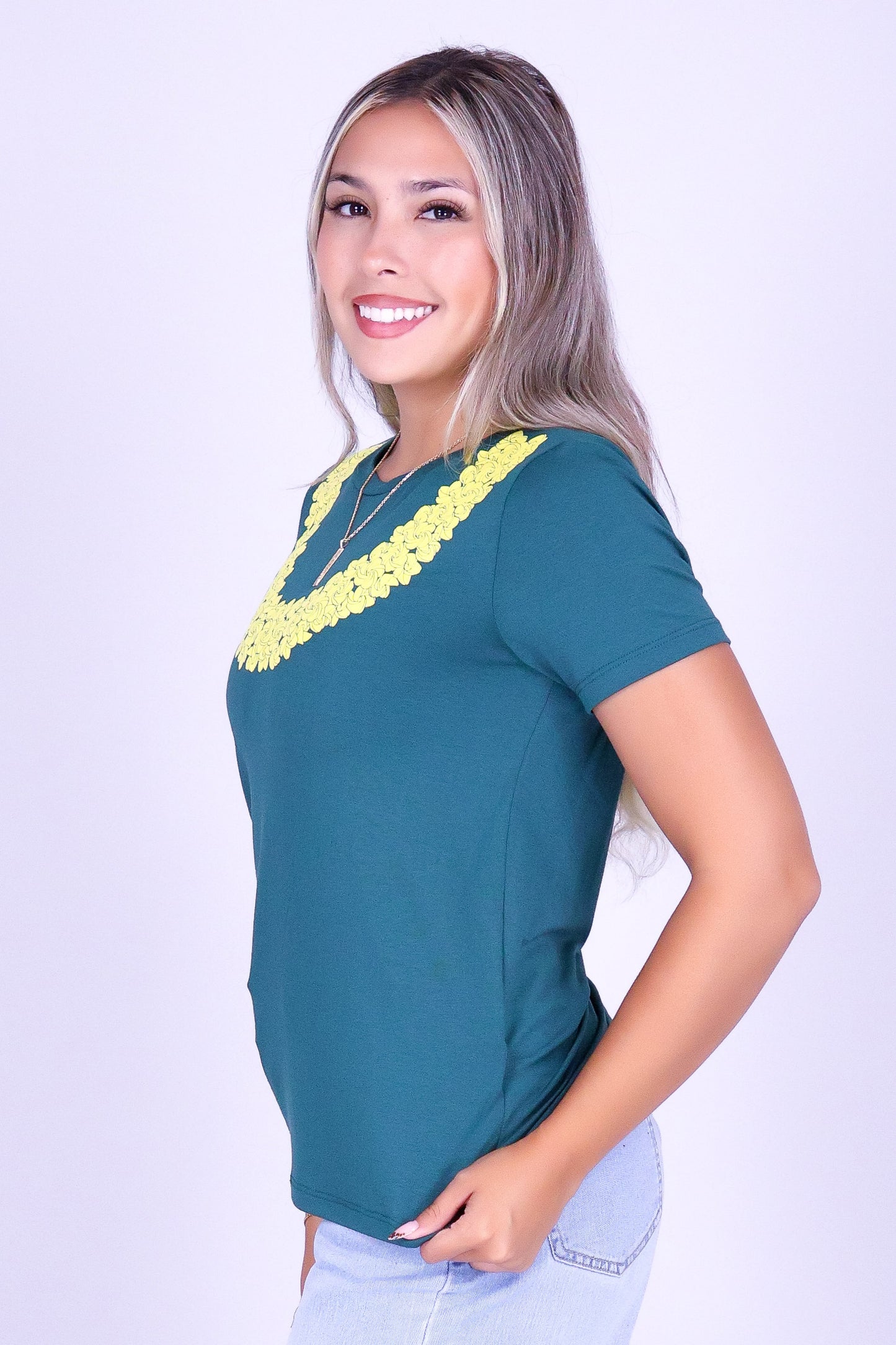 THICK PLUMERIA TEE
