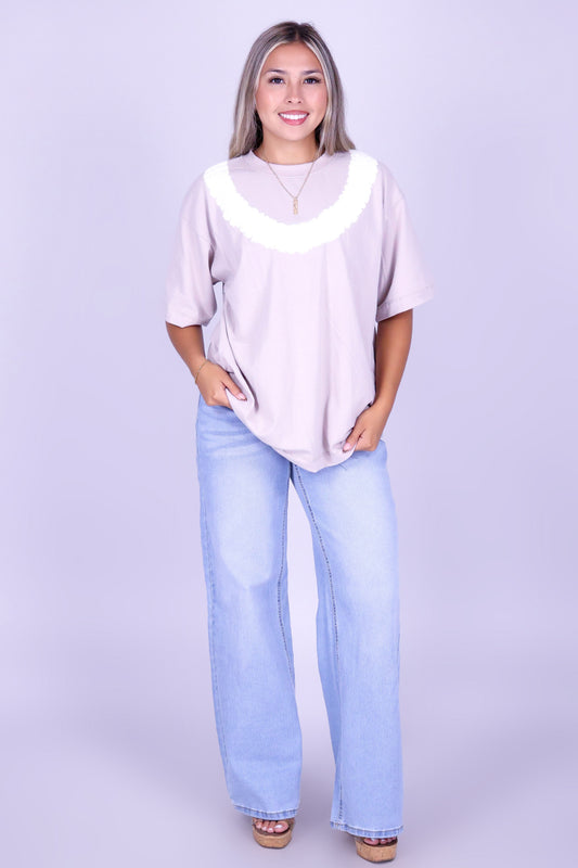 PIKAKE ROPE OVERSIZED TEE