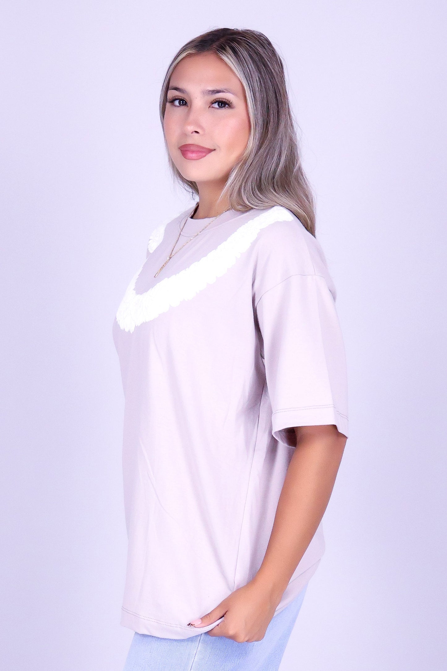 PIKAKE ROPE OVERSIZED TEE