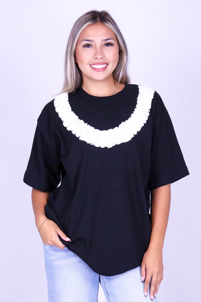 PIKAKE ROPE OVERSIZED TEE