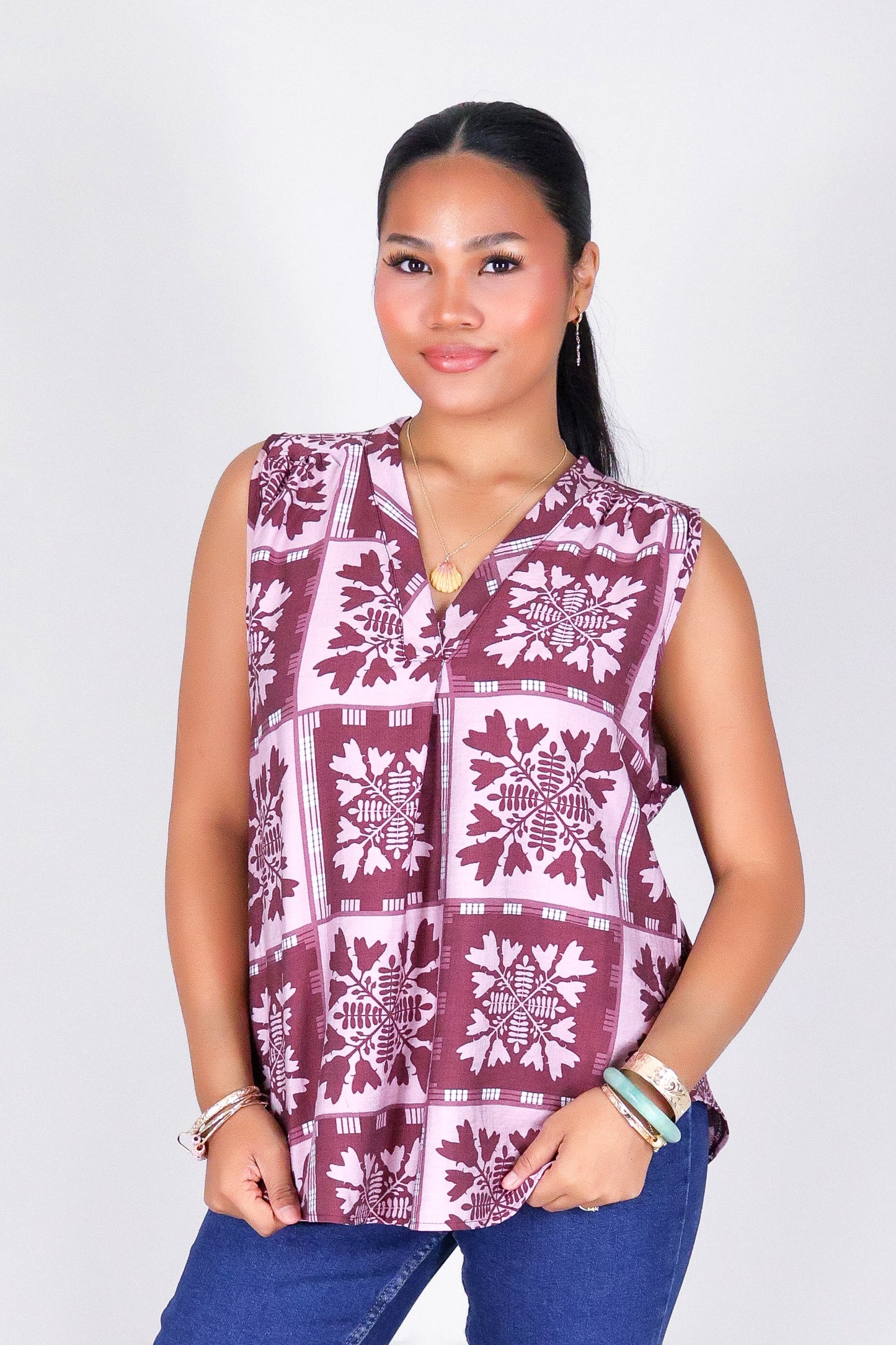 ULEI QUILT TANK BLOUSE