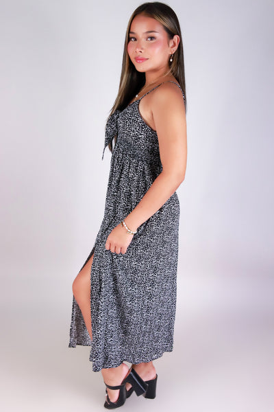 Jeans Warehouse Hawaii - S/L LONG PRINT DRESSES - BARE BEAUTY MAXI DRESS | By PAPERMOON/ B_ENVIED